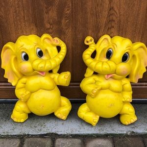 Yellow elephants